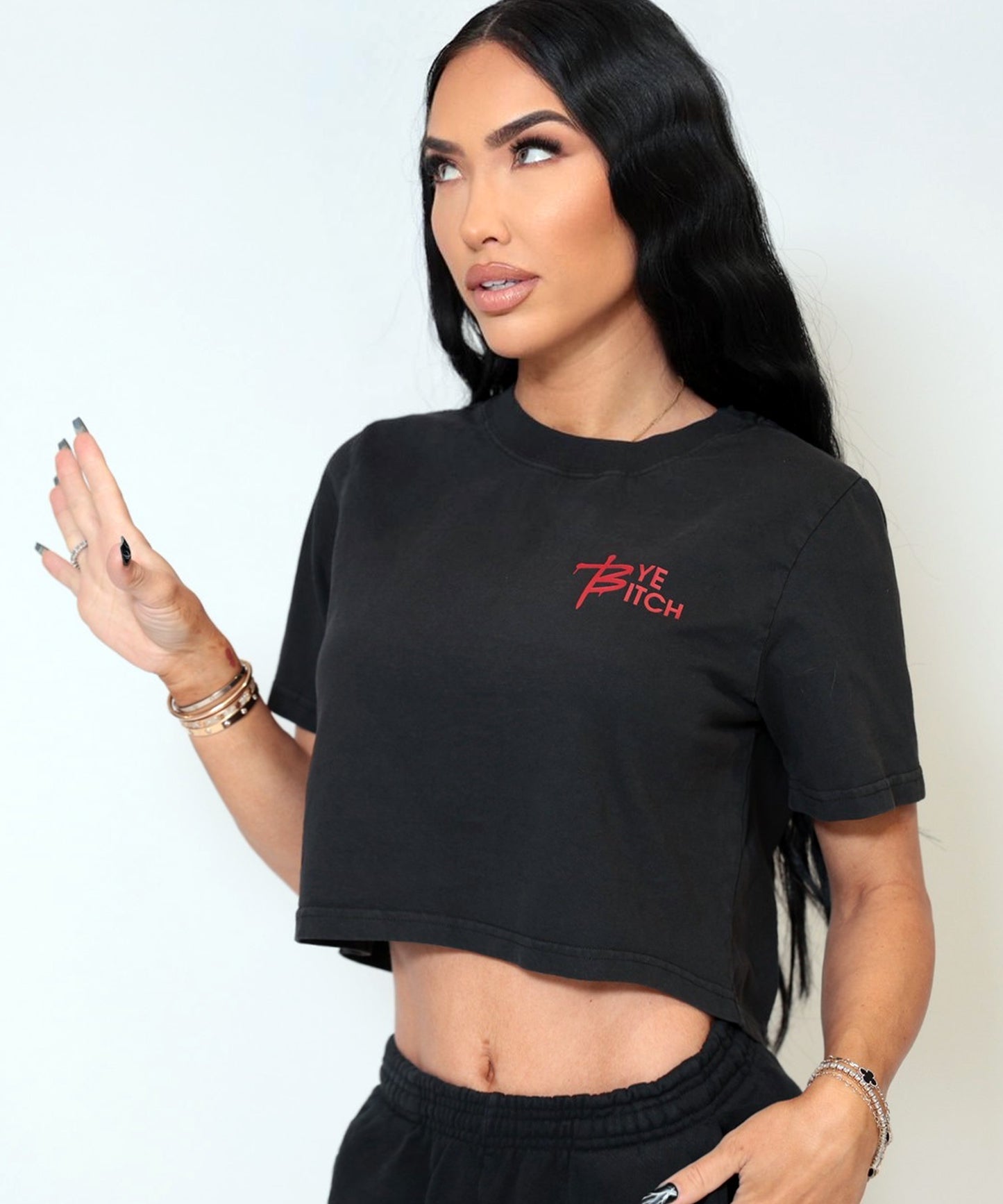 Bye Bitch Crop Tee